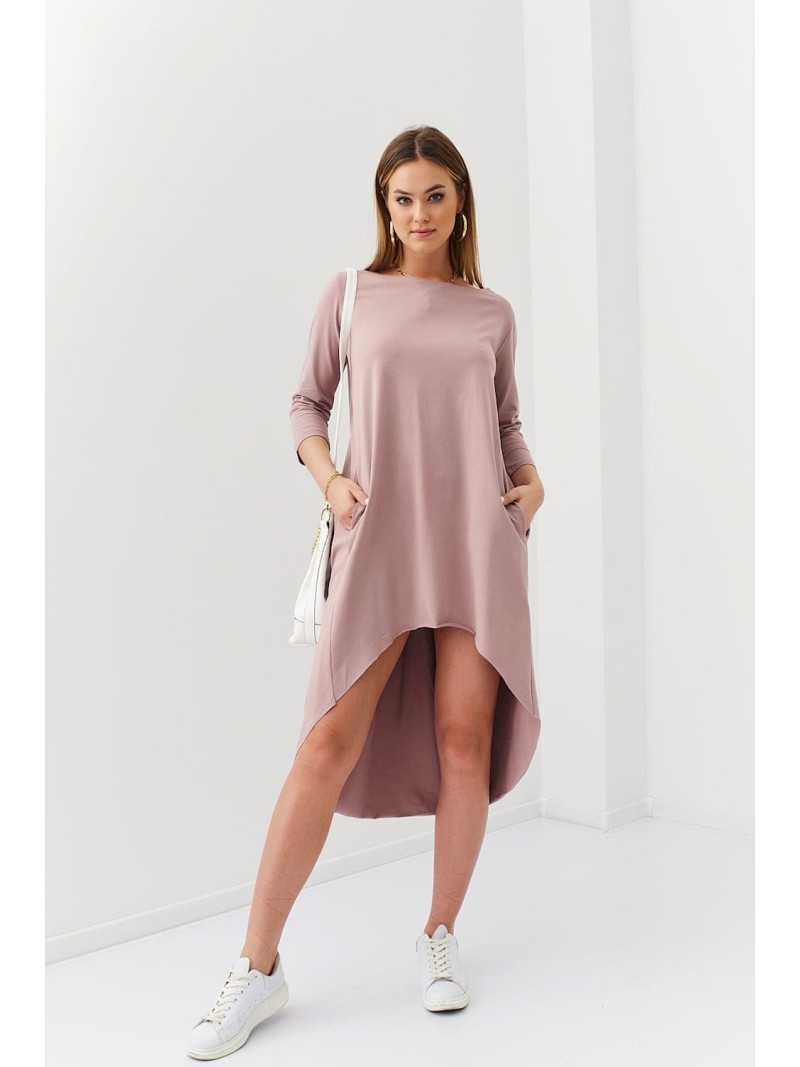 Asymmetric oversize cappuccino dress FK613 - Online store - Boutique